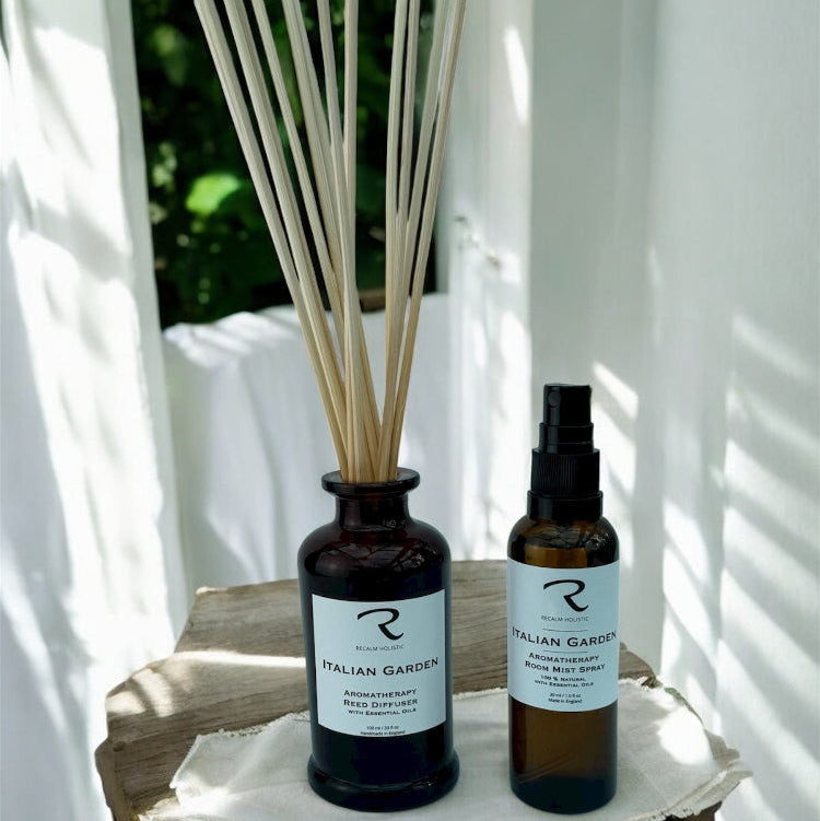 Essential Oil Reed Diffusers and matching Room Mist Sprays