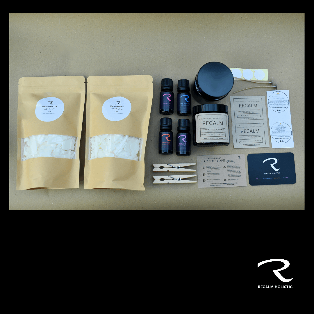 LUXURY CANDLE MAKING KIT - ECO VEGAN FRIENDLY SPA EDITION