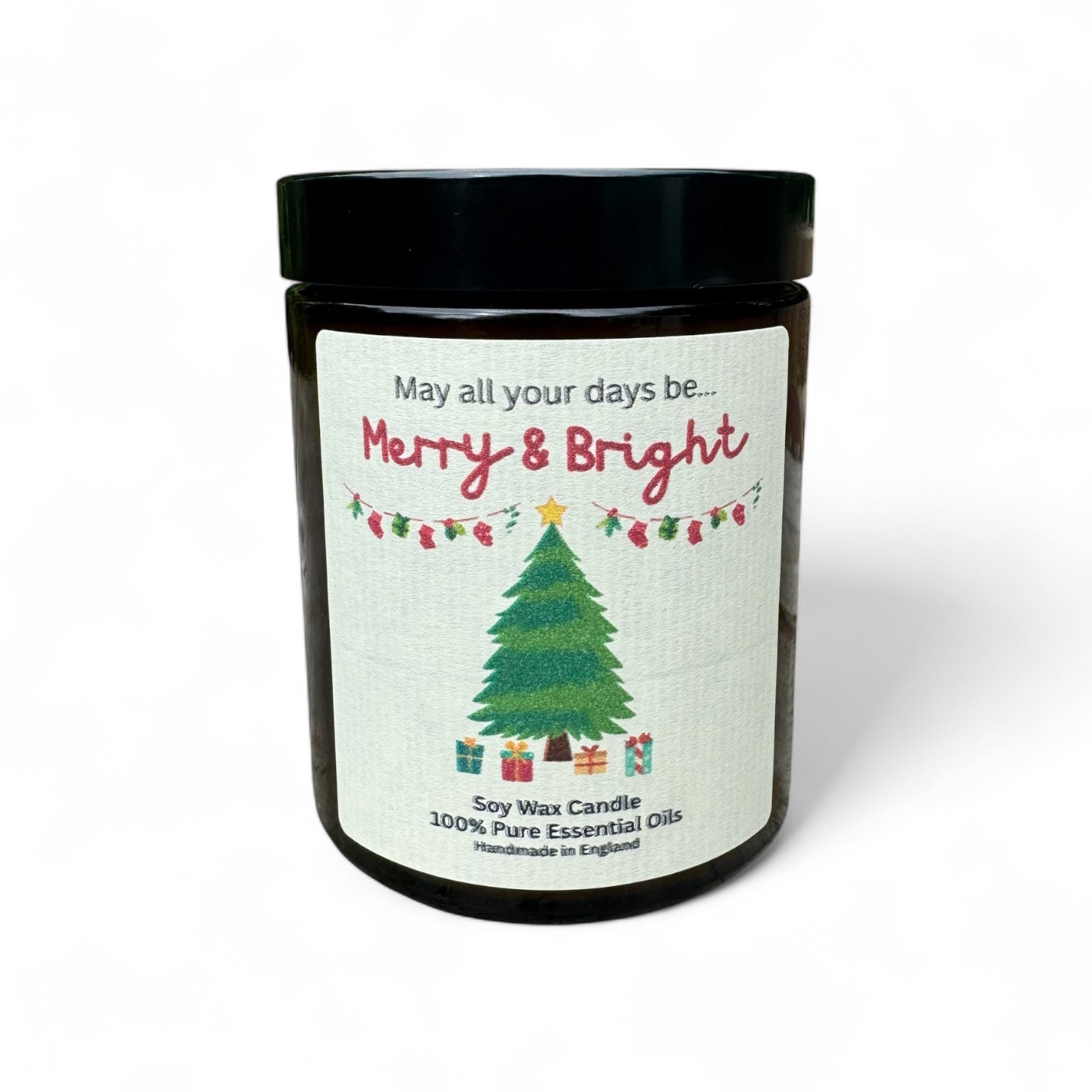 Merry and Bright - Christmas Candle