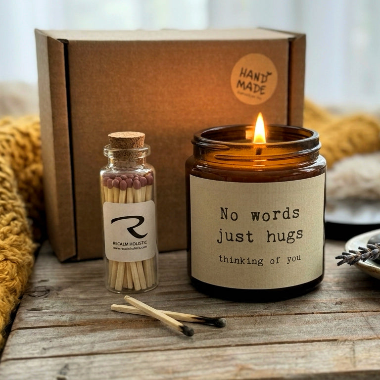 No Words Just Hugs - Sympathy Candle