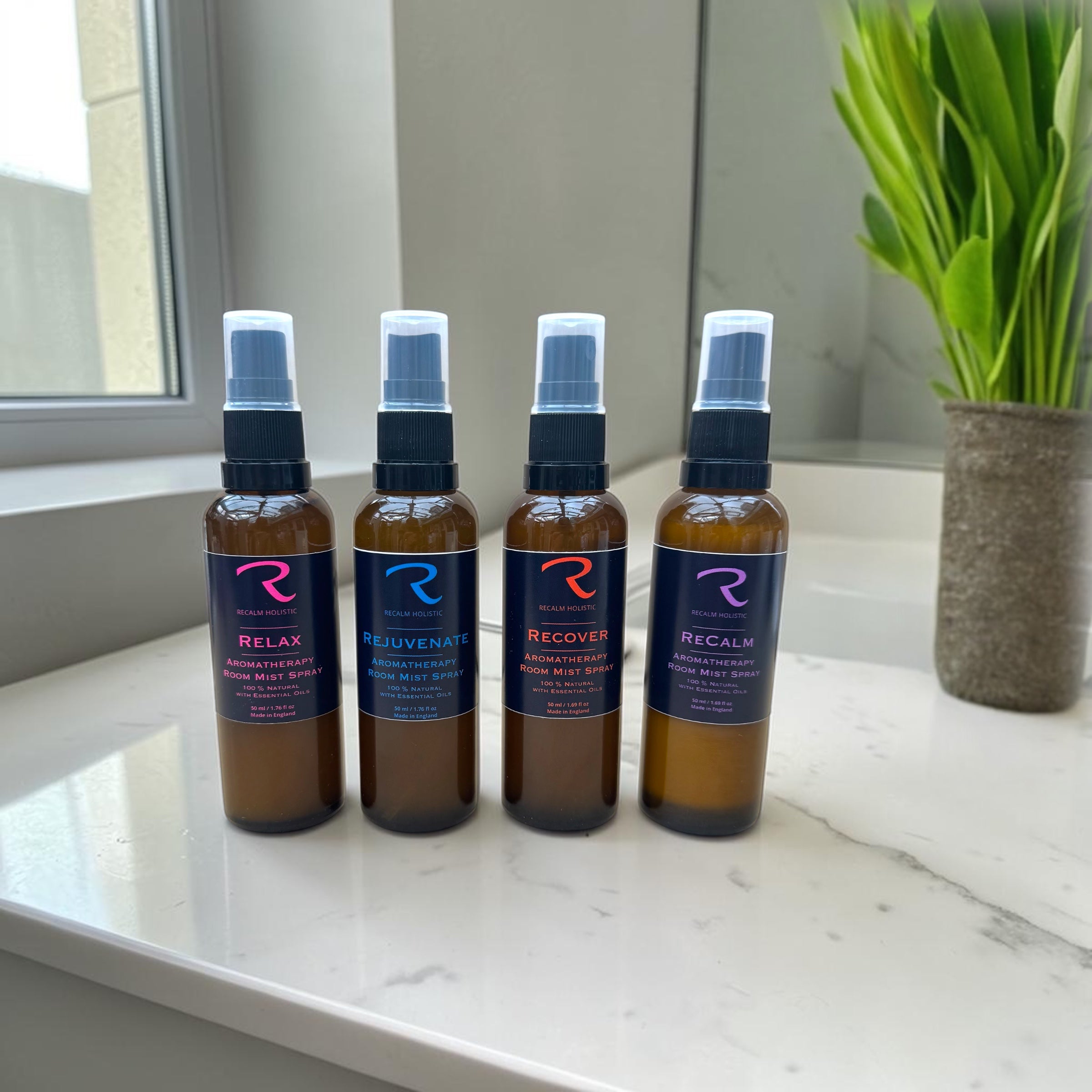 Therapy in a Mist Collection - Set of 4 Signature Aromas (50mls each bottle)