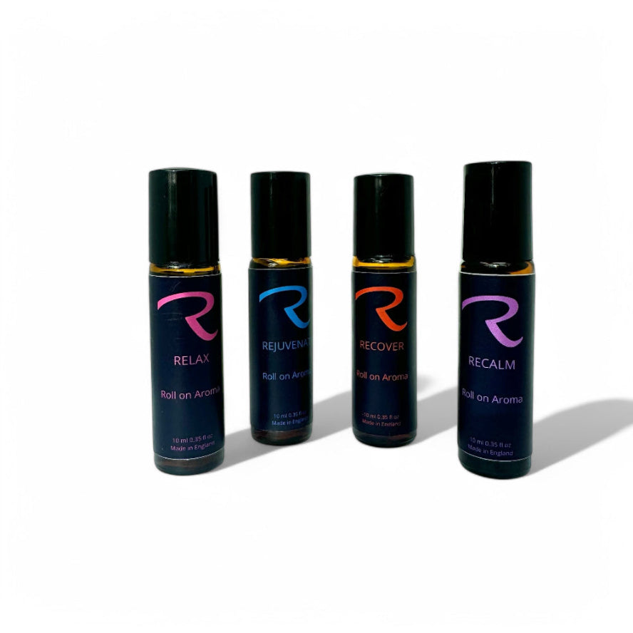 Collection of Roll on Aroma Pulse Points Oils to Boost your Mood