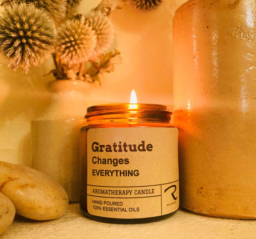 Gratitude Changes Everything Aromatherapy Candle, Project 369
