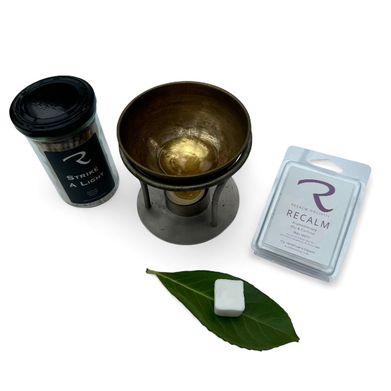 Women's Balance Wax Melts, Pure Essential Oils of Geranium, Clary Sage and Rosemary, to destress and calm the nervous system