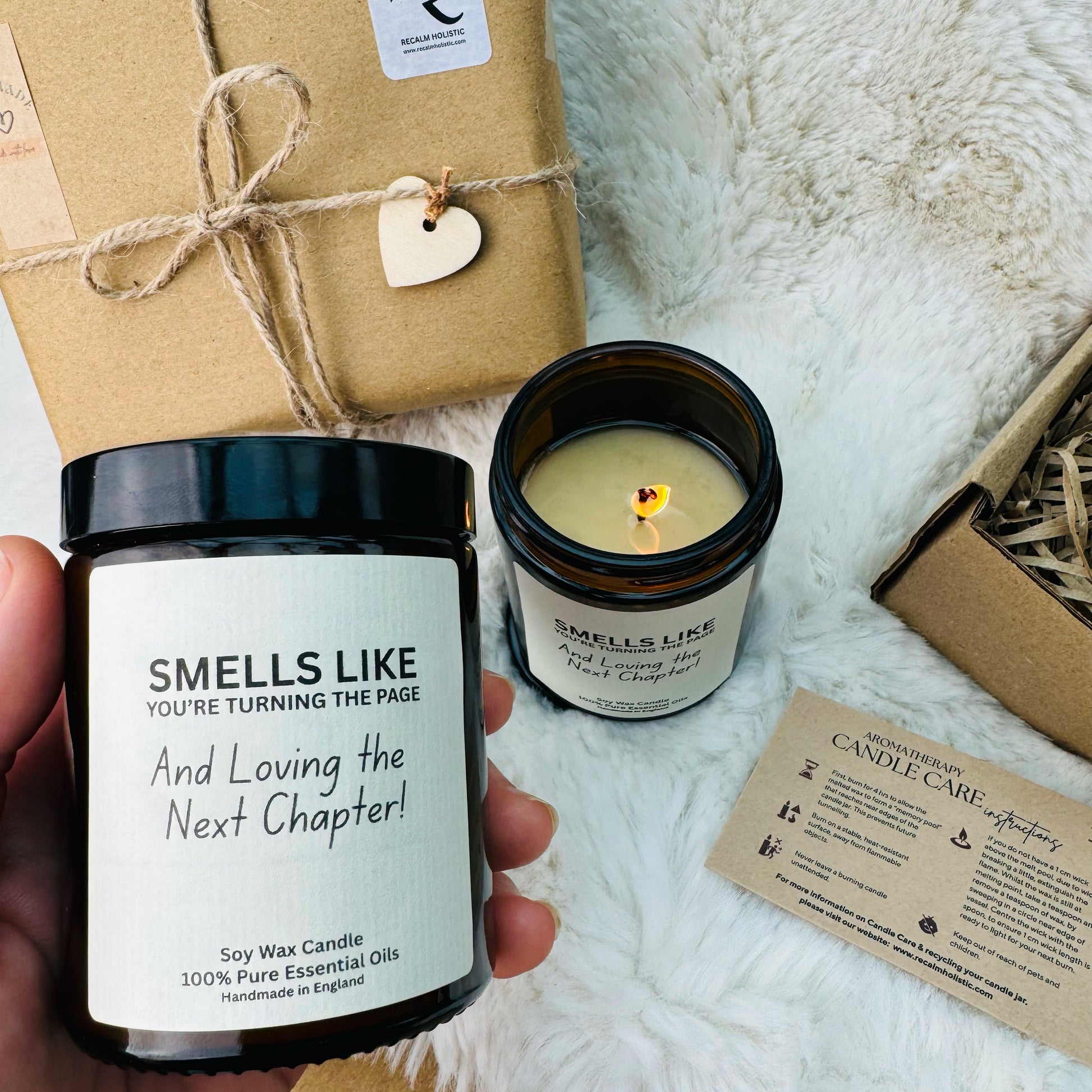 Smells Like You're Loving the Next Chapter! - Aromatherapy Candle