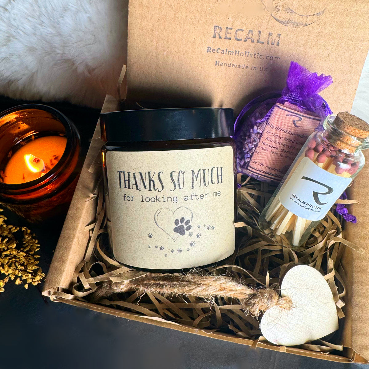 Thank you for looking after us (or me) - Aromatherapy Candle