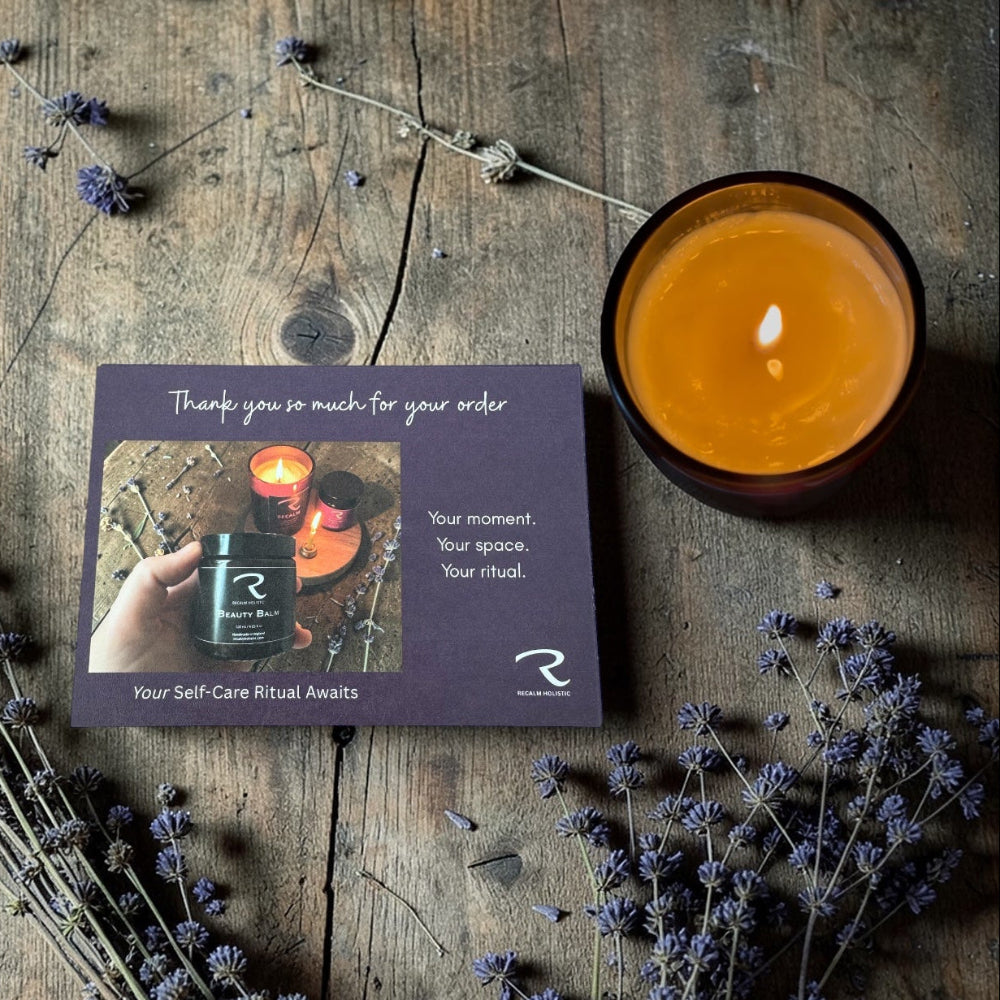 Your moment. Your space. Your ritual. These aren't just words on our cards; they are the heart of everything we do. We invite you to step away from the noise and step into a sanctuary of your own making. Your self-care ritual awaits, curated with intention and care to help you reconnect with yourself. It’s time to prioritize your peace.