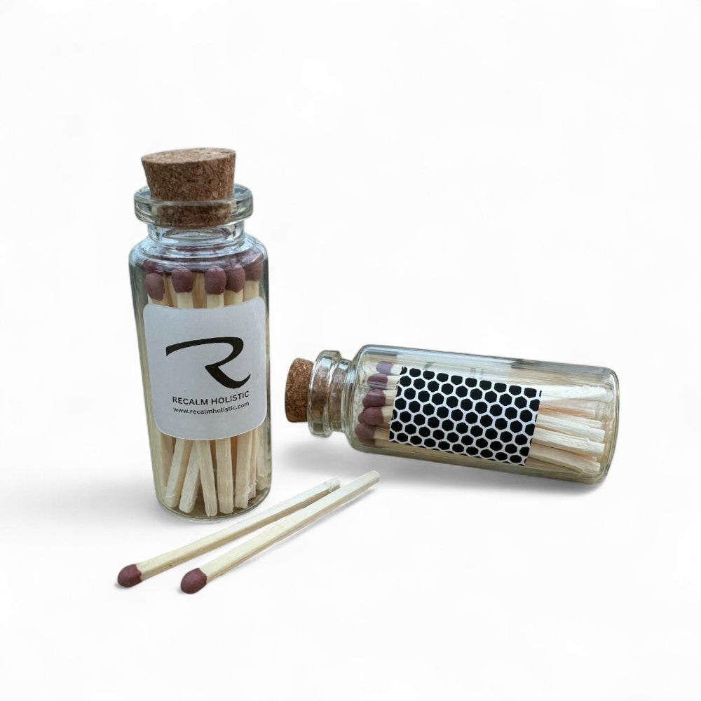 Cute Jar of Matches by ReCalm Holistic 
