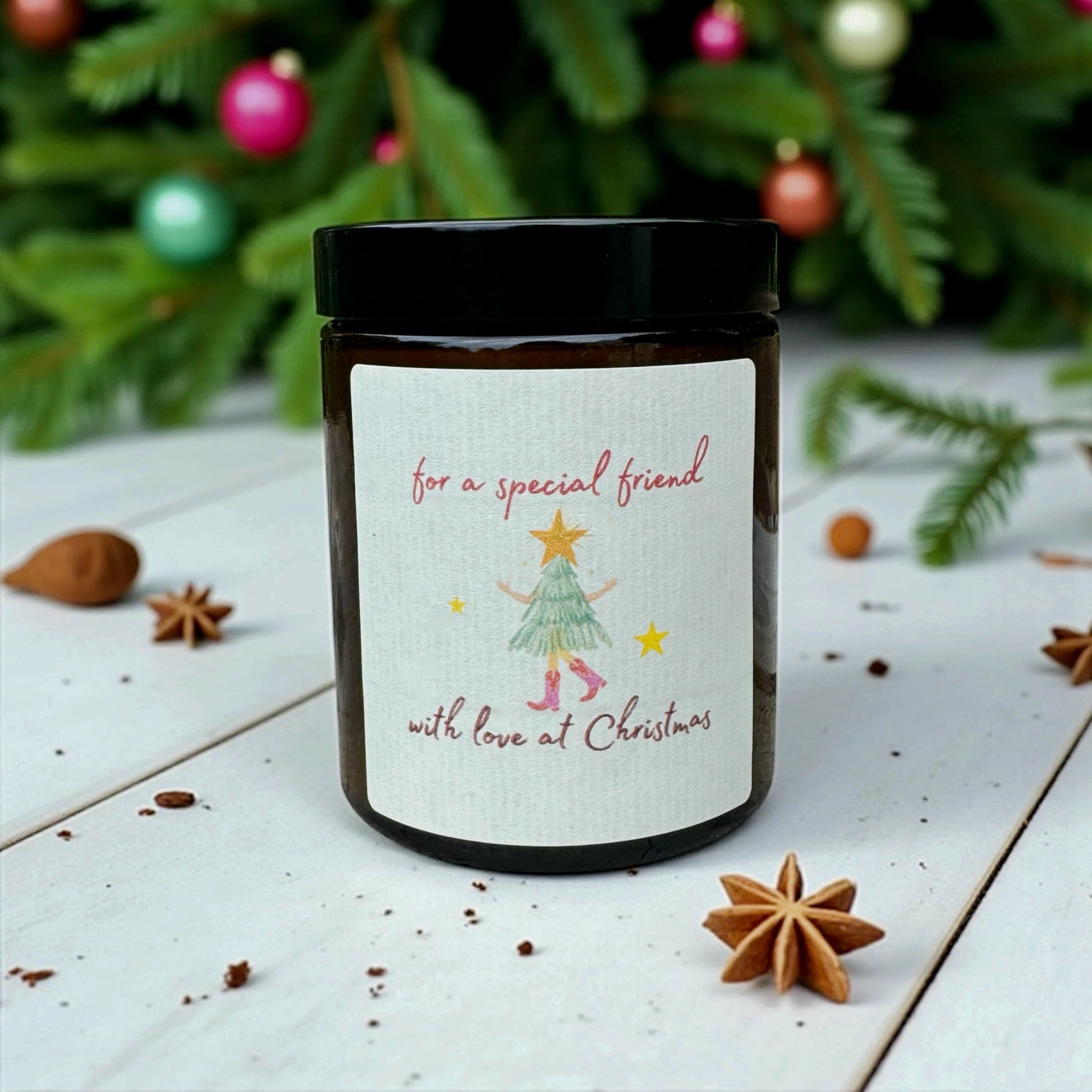 Special Friend with Love at Christmas - Essential Oil Candle