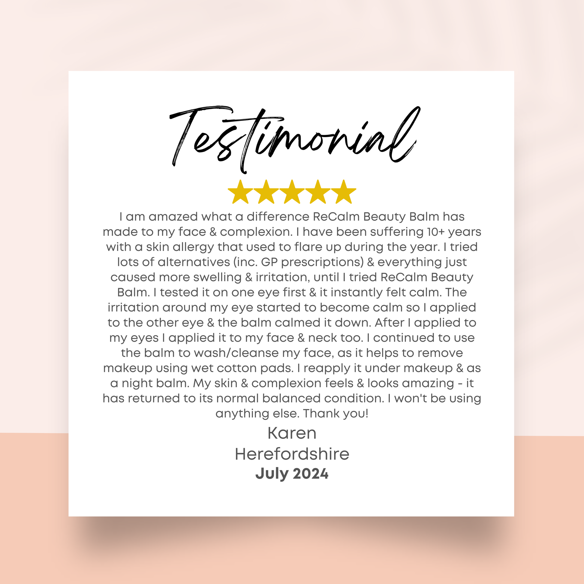 ReCalm Beauty Balm - One Pot Wonder for face and body