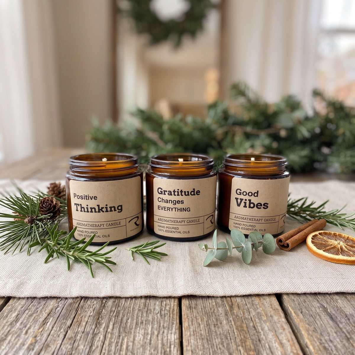 Meditation Gift Set - Aromatherapy Candles