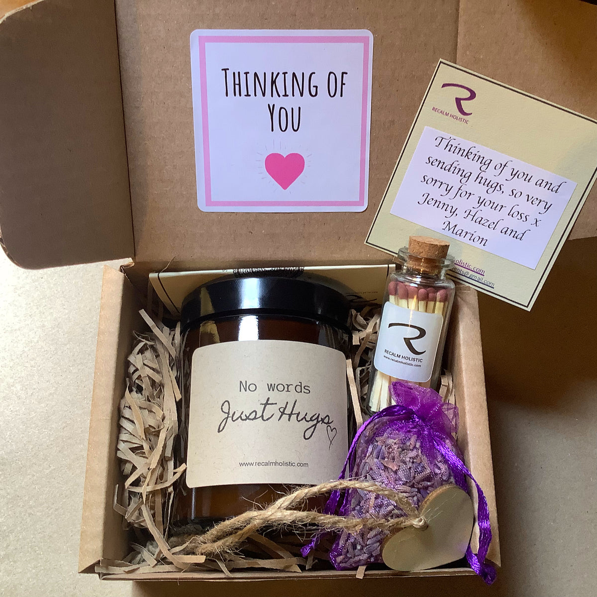 No words just hugs - Aromatherapy Candle