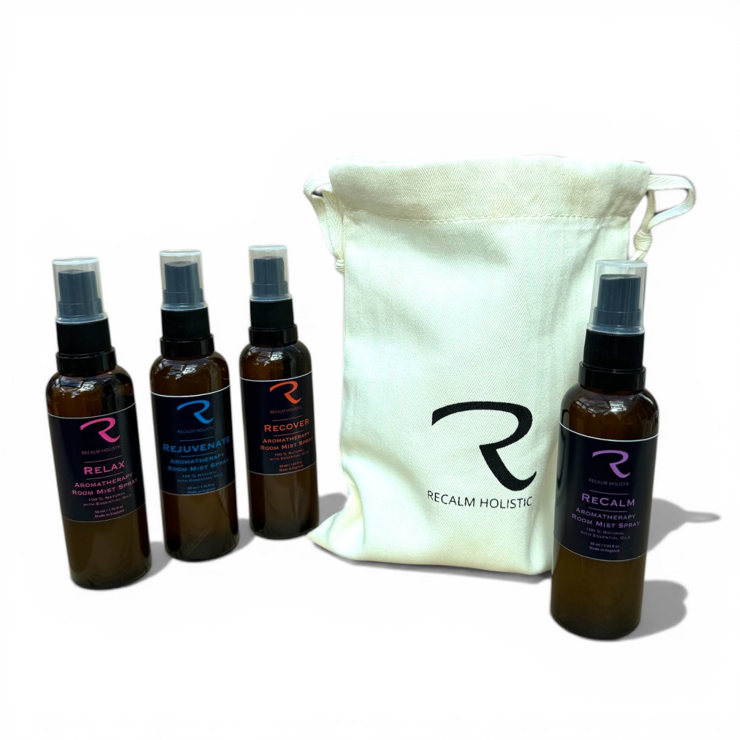 Therapy in a Mist Collection - Set of 4 Signature Aromas (50mls each bottle)