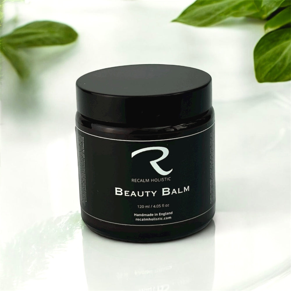 ReCalm Beauty Balm by ReCalm Holistic, UK's No 100% Natural Balm that suits all ages and all skin types, it really is incredible balm and works to restore everyones skin back to how it should be balanced pH. 