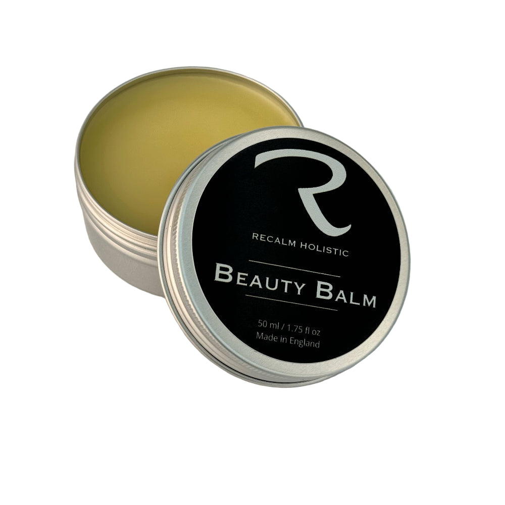 Beauty balm by 'Recalm Holistic' branding The most incredible balm for your face and skin you will ever experience, affordable luxury that is 100% natural, outstanding customer reviews.
