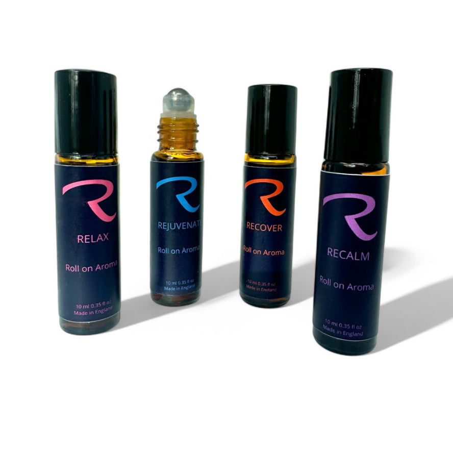 Pulse Points Aromatherapy Oils to Relax Rejuvenate Recover and ReCalm:  Mood Boosting Aromatherapy Oils