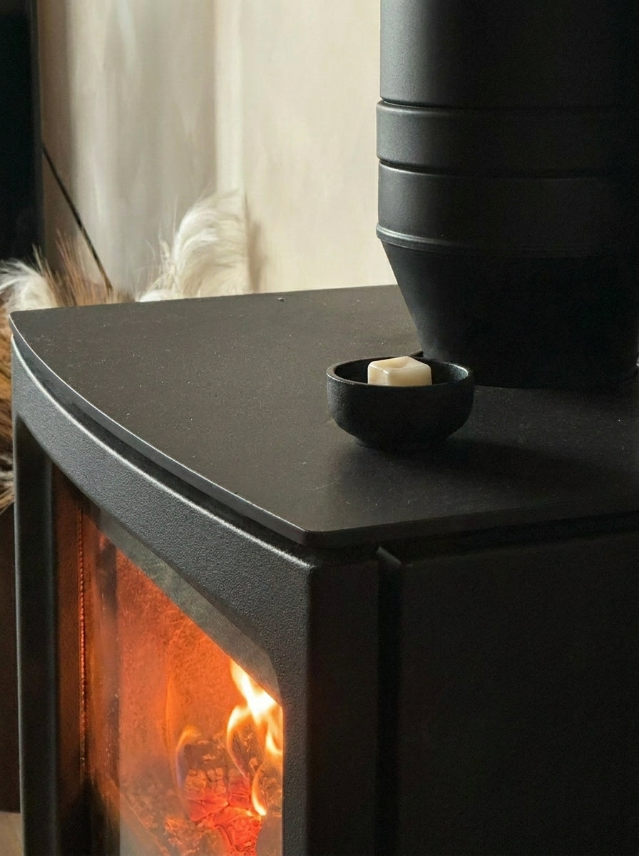 Cast Iron Log Burner Wax Melter Gift Box