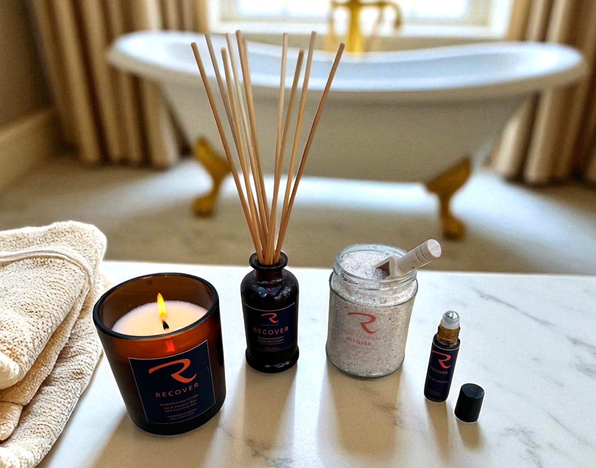 ReCalm Bath Salts - Balancing, Stress Relieving, Spa Blend