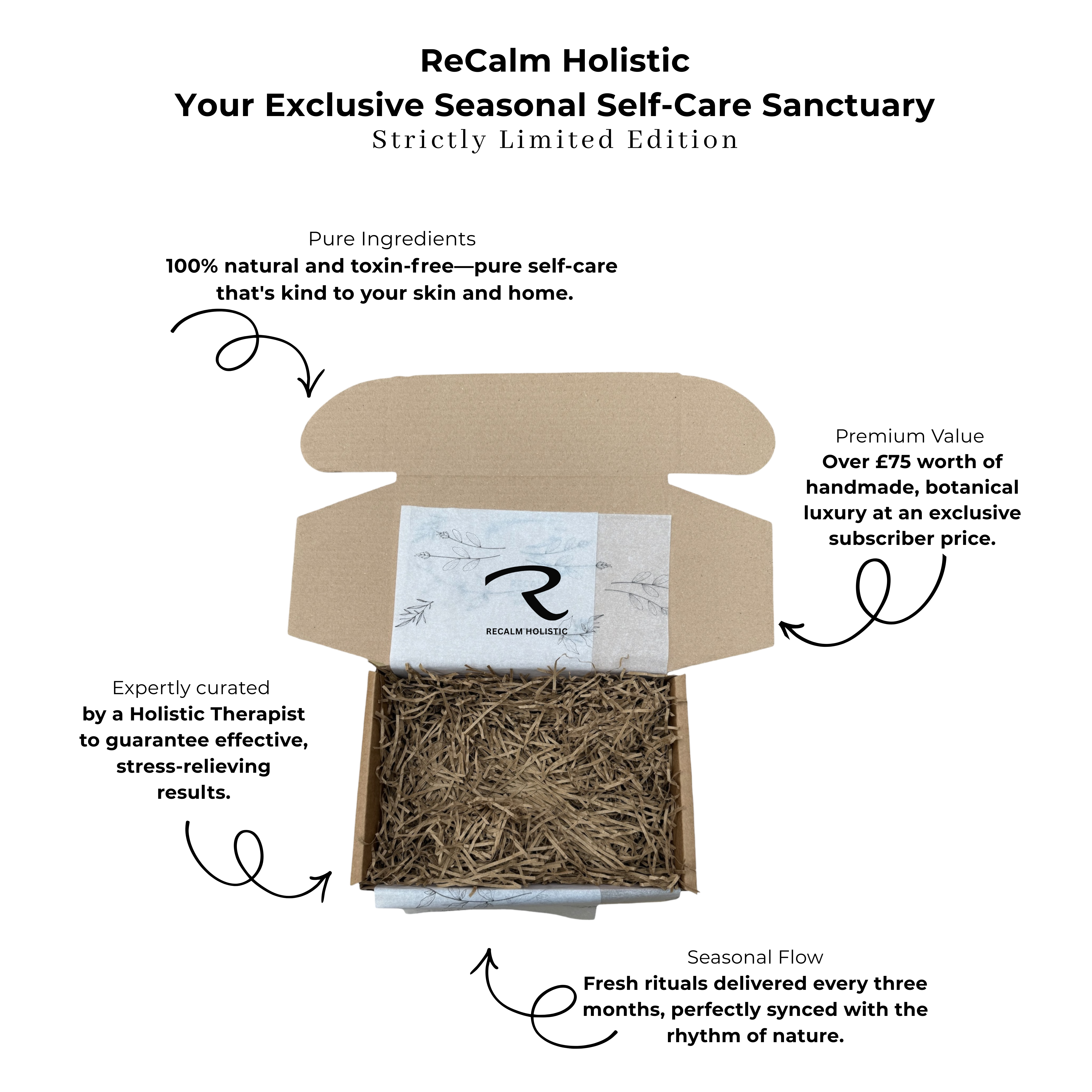 The ReCalm Holistic Seasonal Subscription Box
