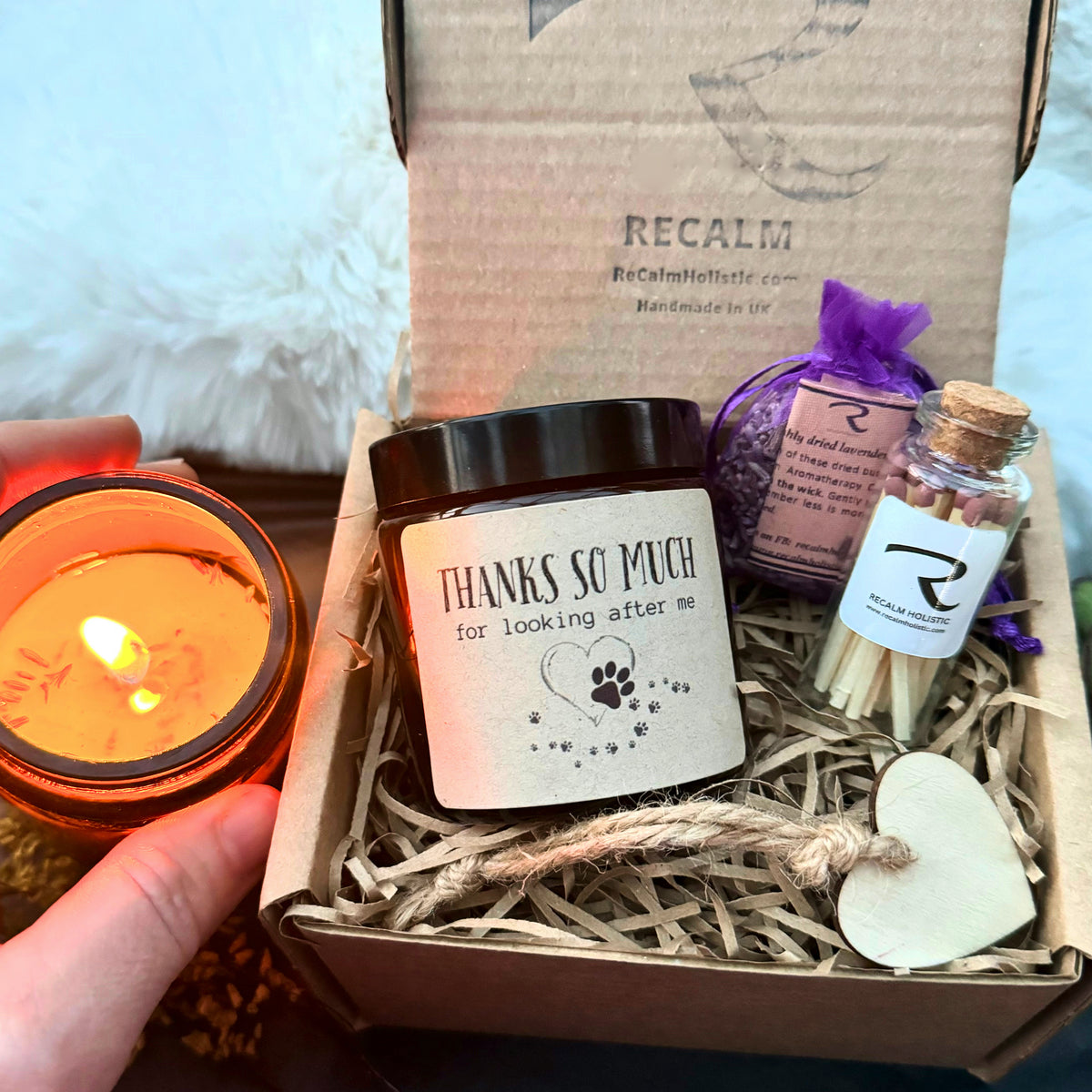 Thank you for looking after us (or me) - Aromatherapy Candle