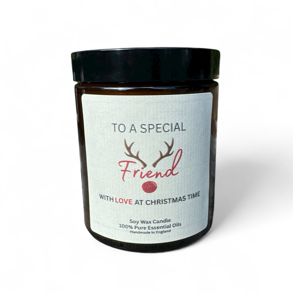 Special Friend with Love at Christmas - Essential Oil Candle