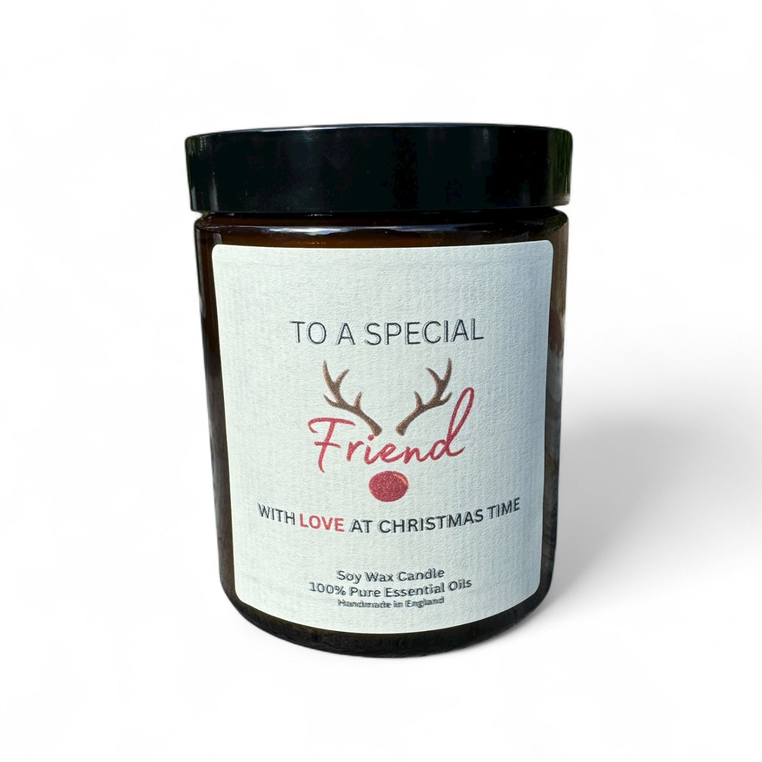 Special Friend with Love at Christmas - Essential Oil Candle
