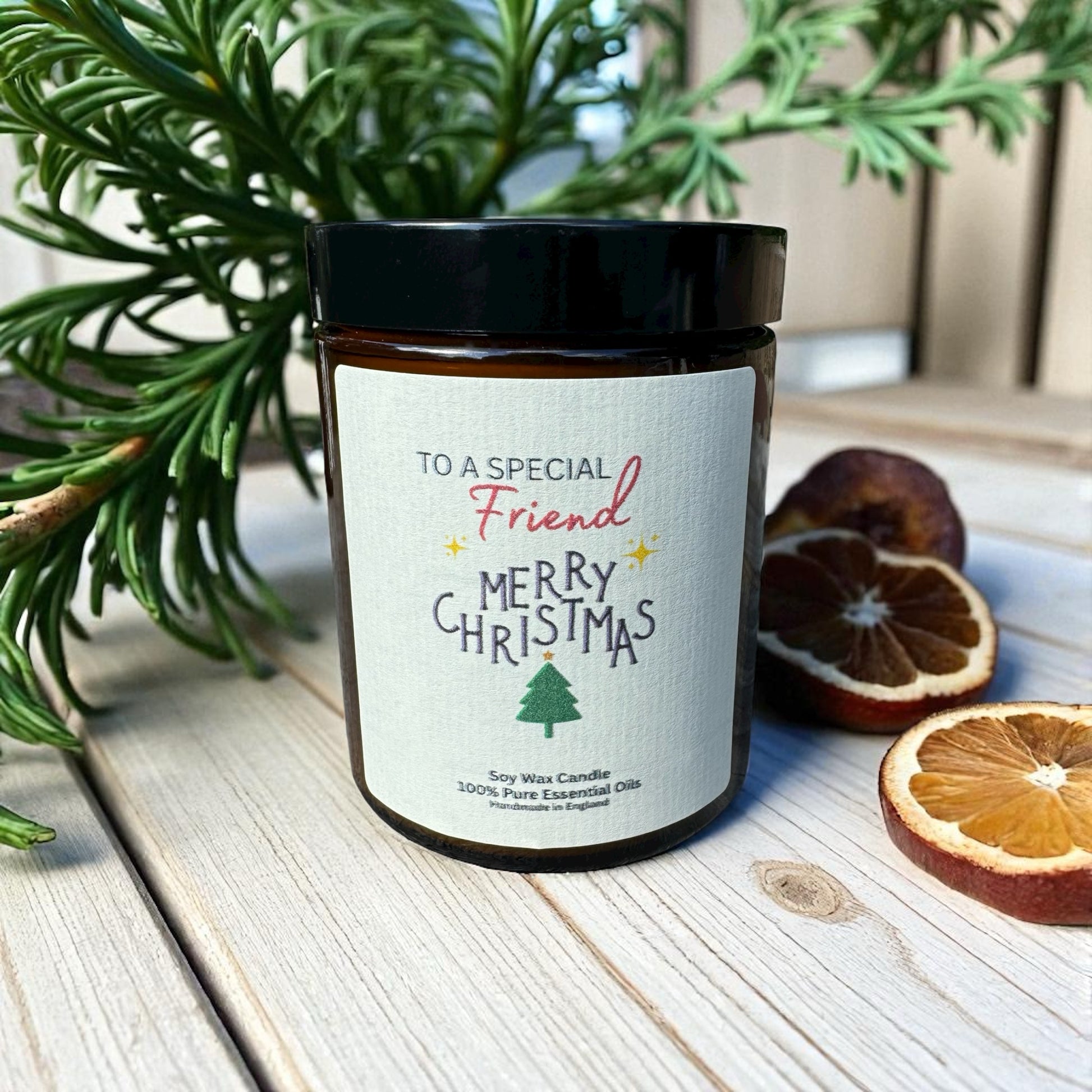 Special Friend Merry Christmas - Aromatherapy Candle