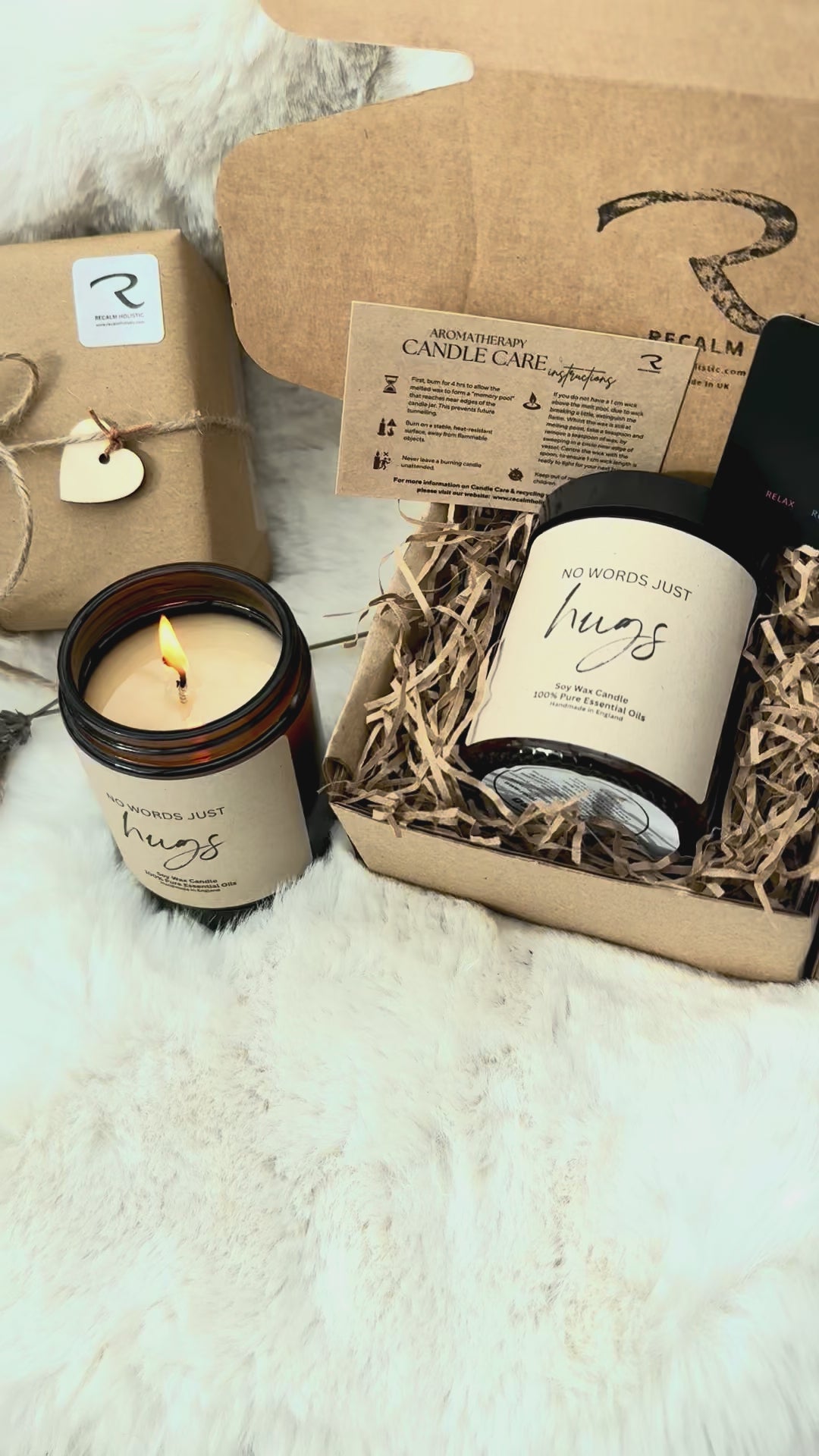 No words just hugs - Aromatherapy Candle