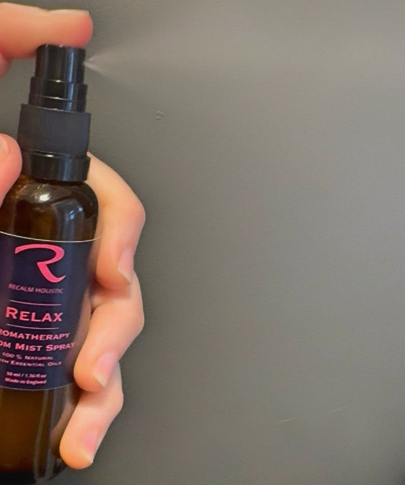 Therapy in a Mist Aromatherapy Room Mist Spray by ReCalm Holistic, Sleep Promoting, Meditating, Calming Blend